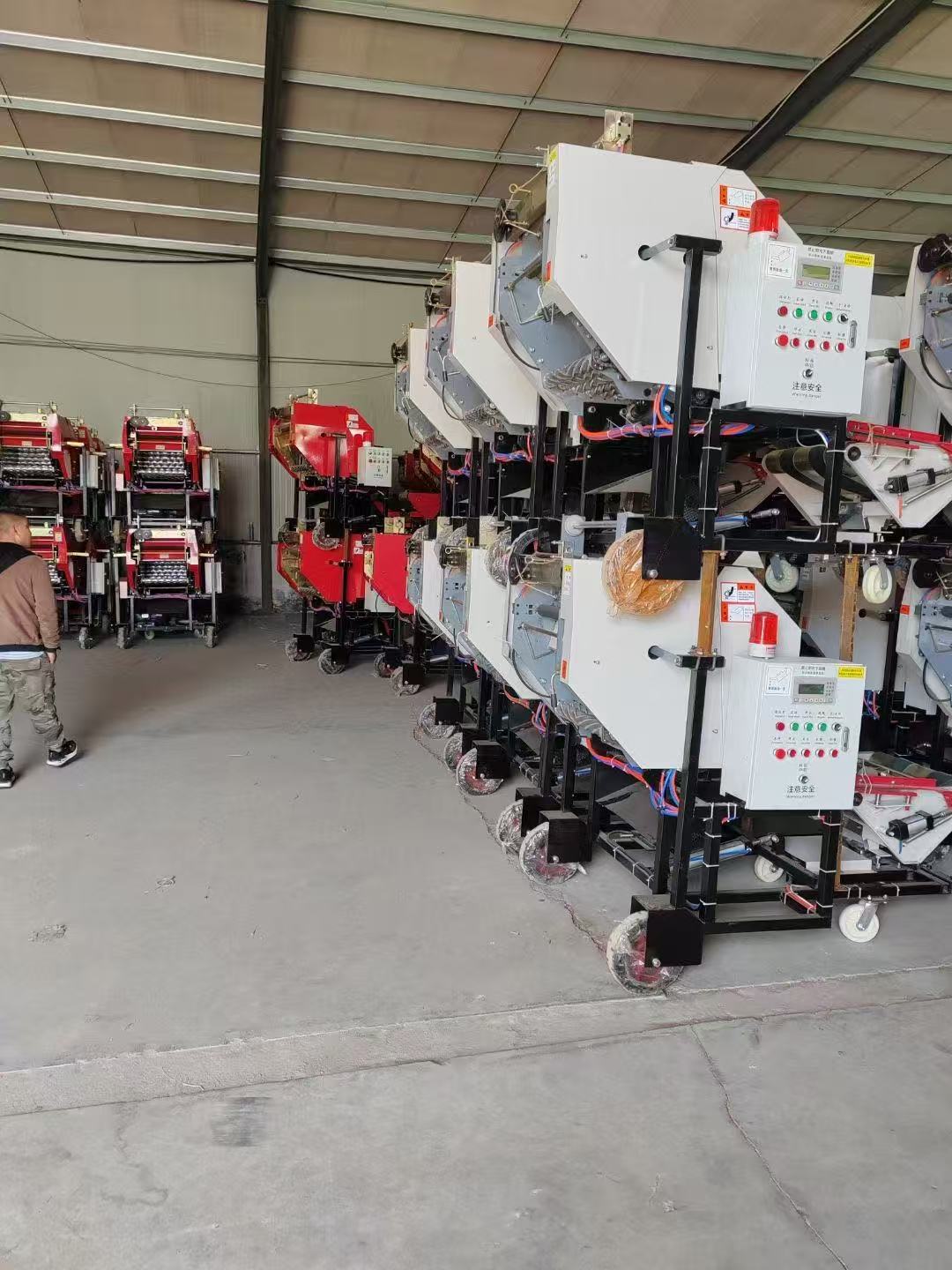 Automatic Straw & Forage Round Bale Packing Machine