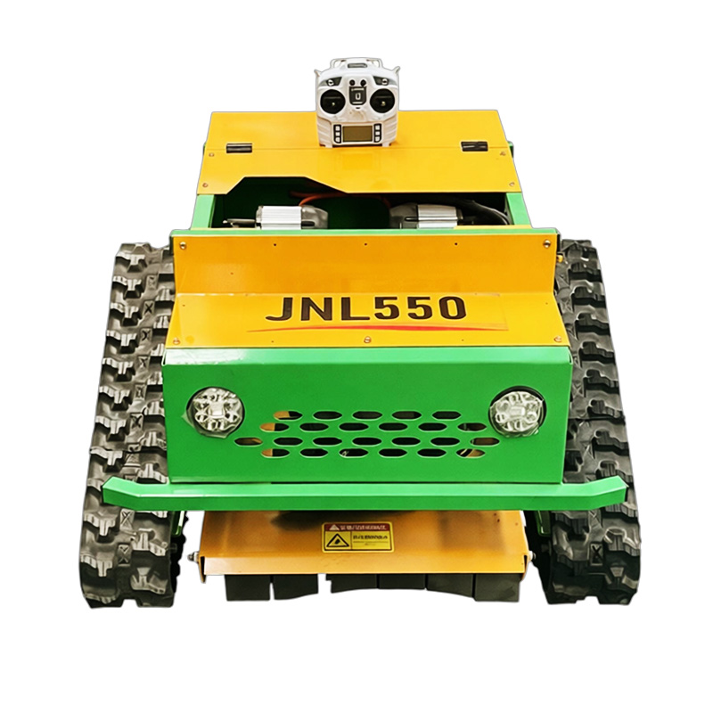 550 Green Remote Control Crawler Grass Cutting Machine
