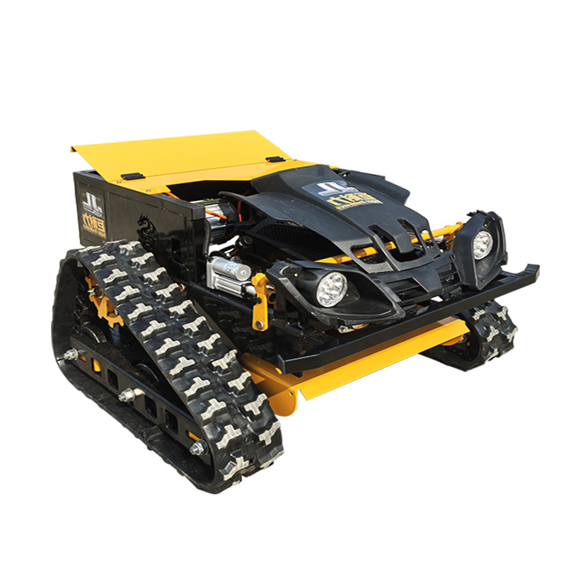 Remote Control Crawler Grass Cutting & Crushing Machine