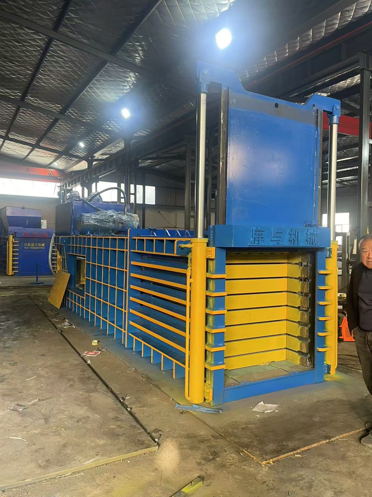 LY Series Automatic Horizontal Hydraulic Baler 80T-160T for Waste Paper & Plastic Film Compression