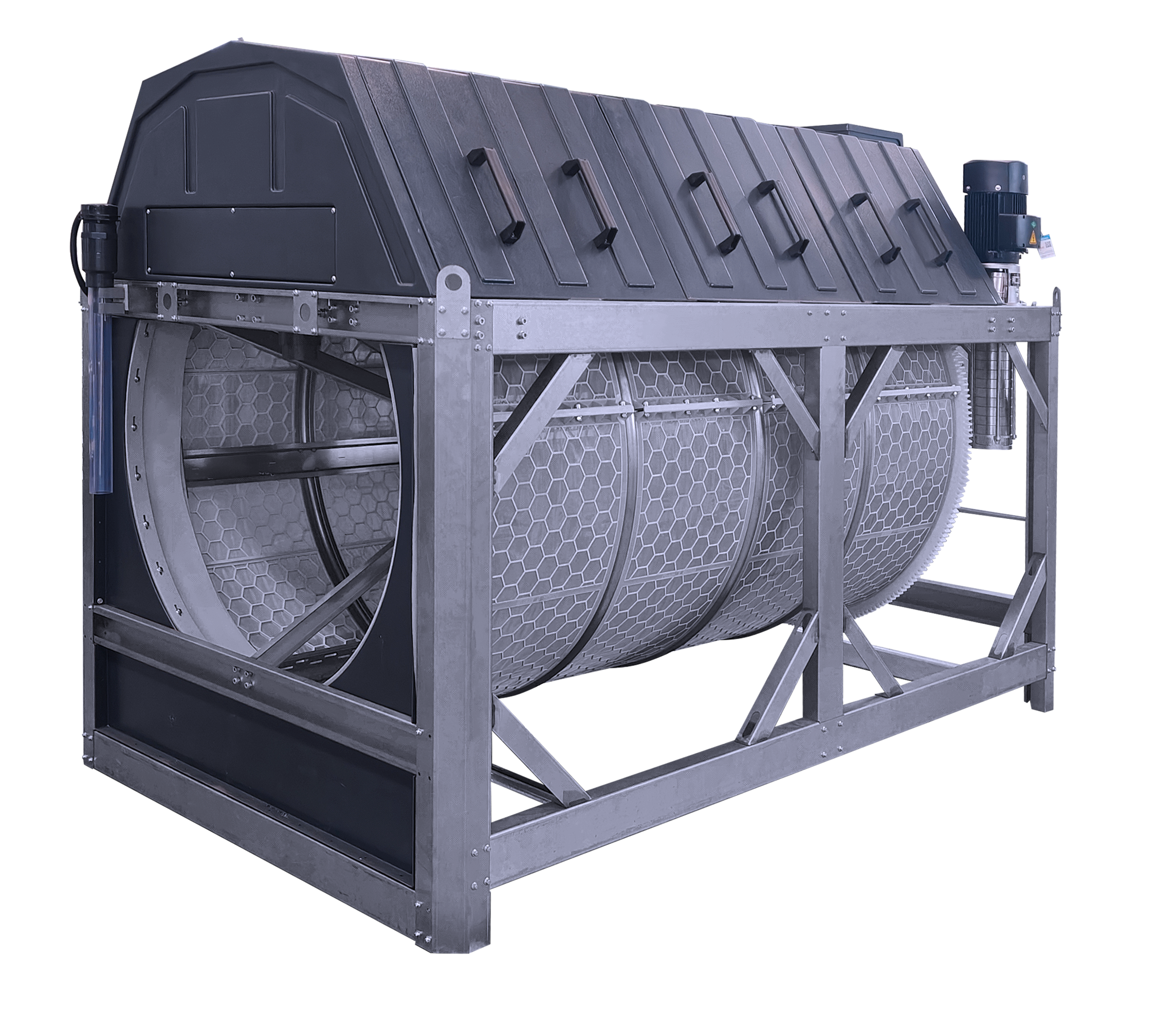 Huisen Frame Microfilter Aquaculture Drum Microfiltration Equipment