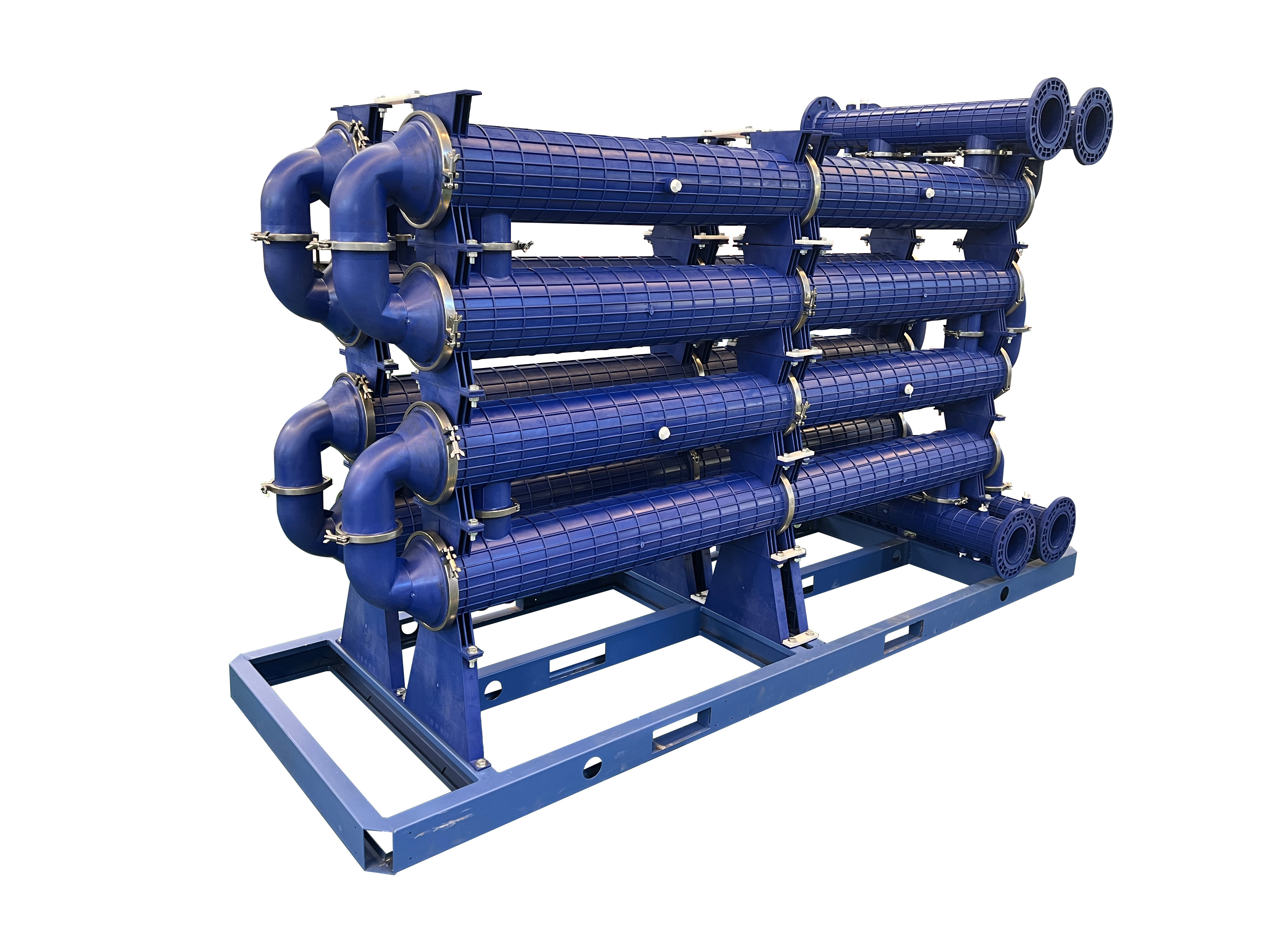 Modular Small Temperature Difference Waste Heat Recovery Unit for Aquaculture