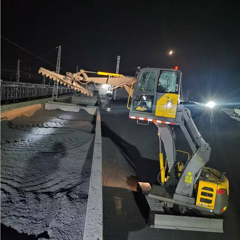Excavator Lifting Cab Railway Coal Leveler 2.5m Lifting Material Grabber & Steel Grapple