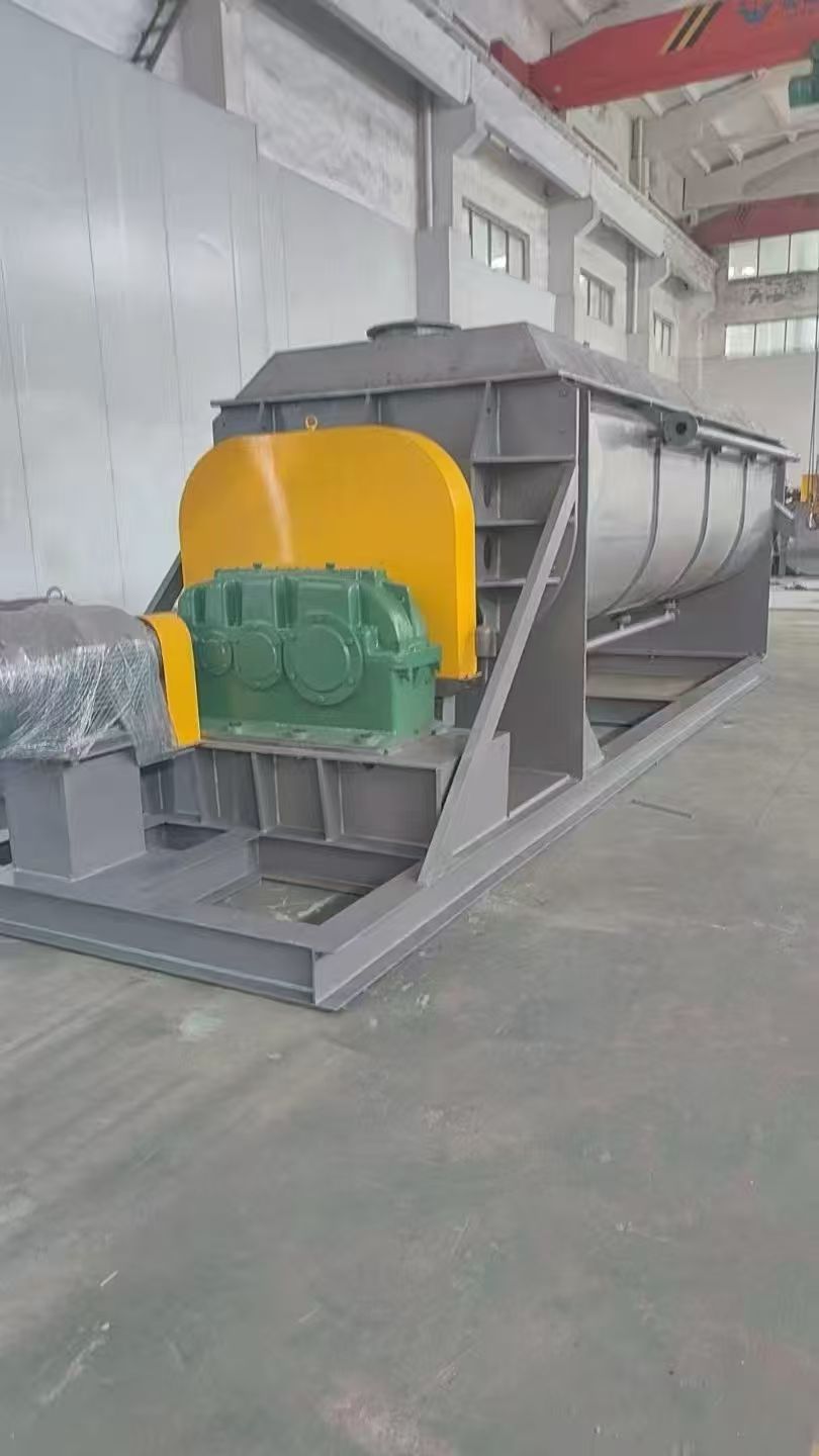 Hollow Blade Dryer Dual-shaft Paddle Type Sludge Drying Equipment Municipal & Industrial Sludge Dewatering Machine
