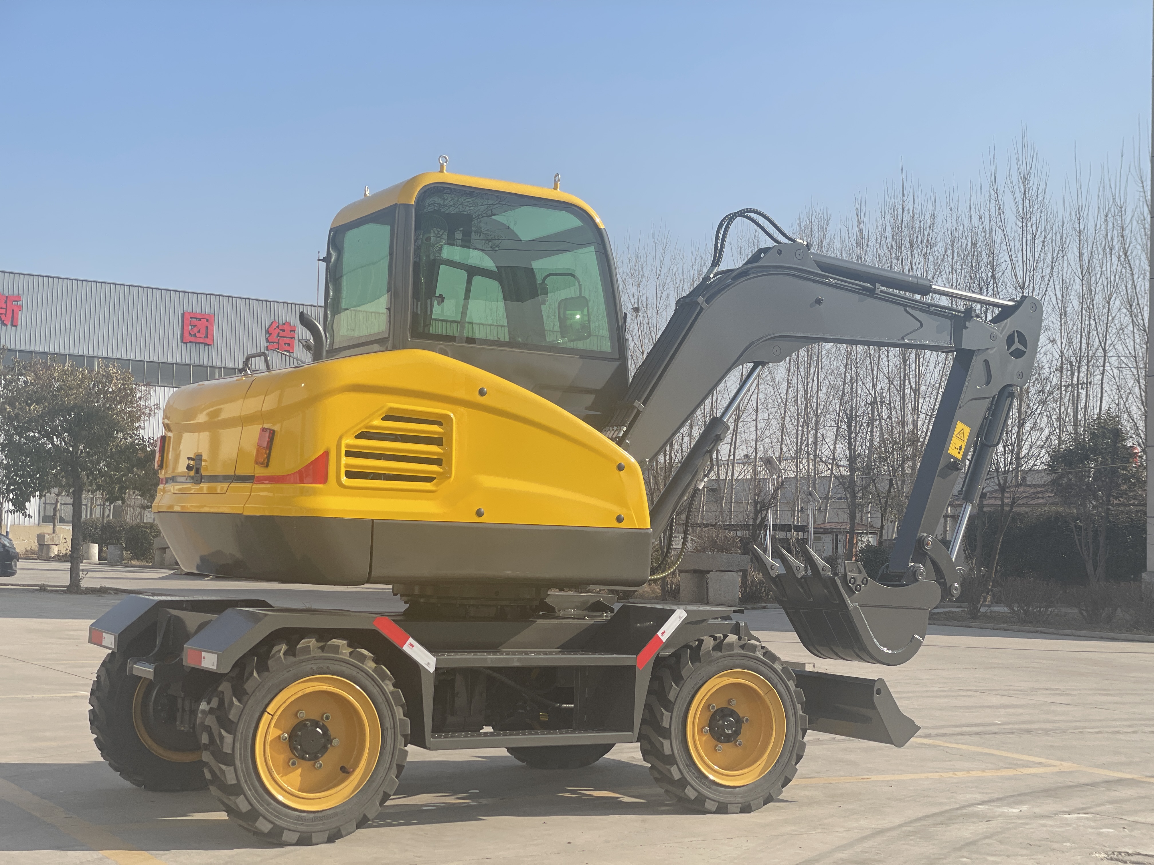 40 Wheel Excavator Multifunctional Large Hydraulic Wheel Excavator for Sale