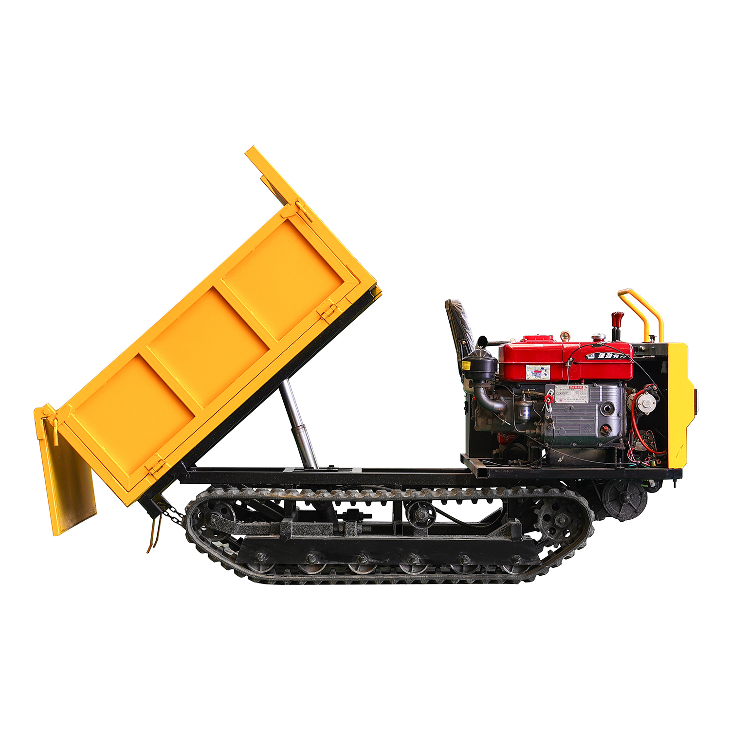 2T Tracked Dumper | Hydraulic Self-Dumping Crawler Truck