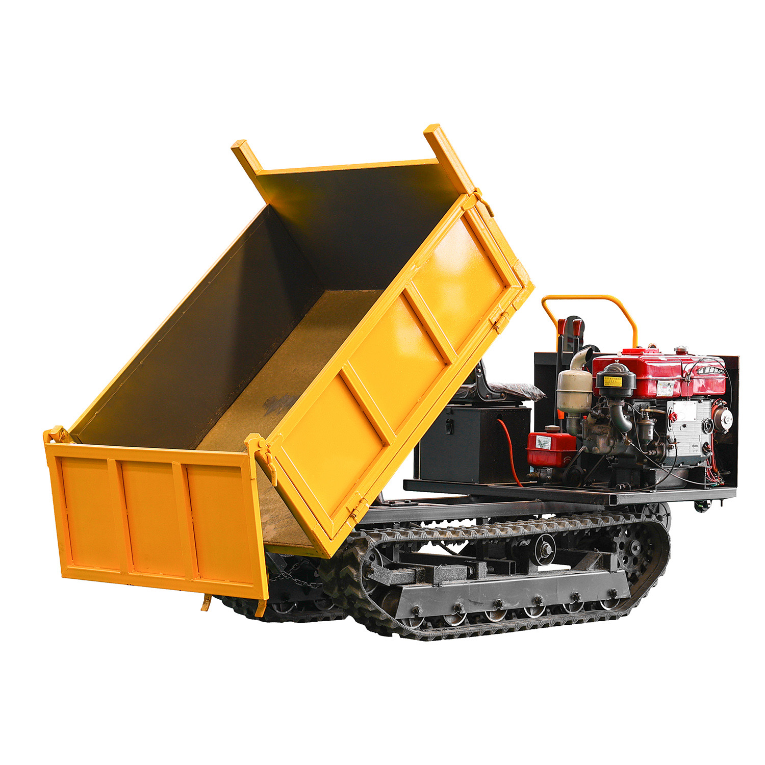 2T Tracked Dumper | Hydraulic Self-Dumping Crawler Truck