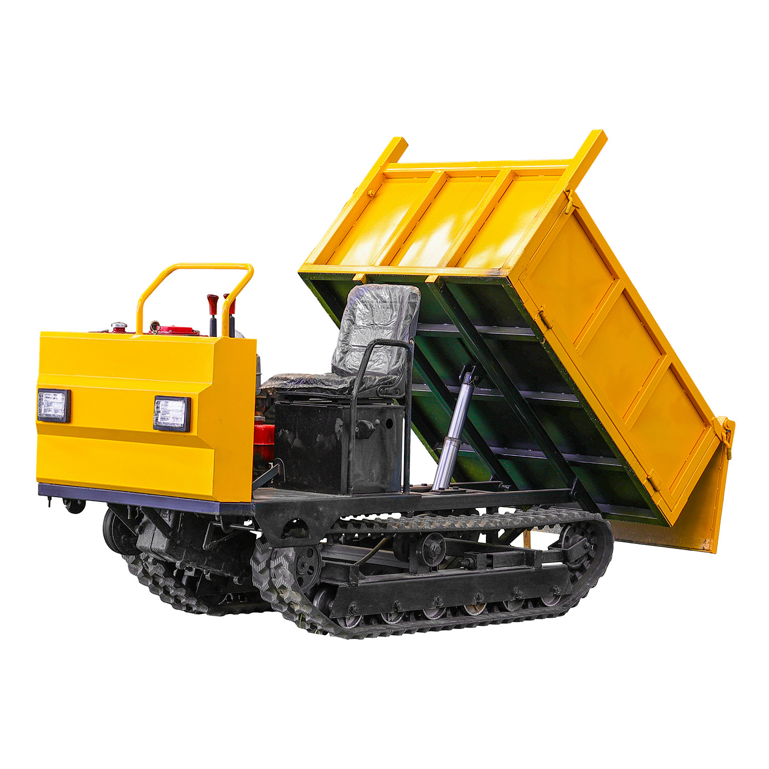 2T Tracked Dumper | Hydraulic Self-Dumping Crawler Truck