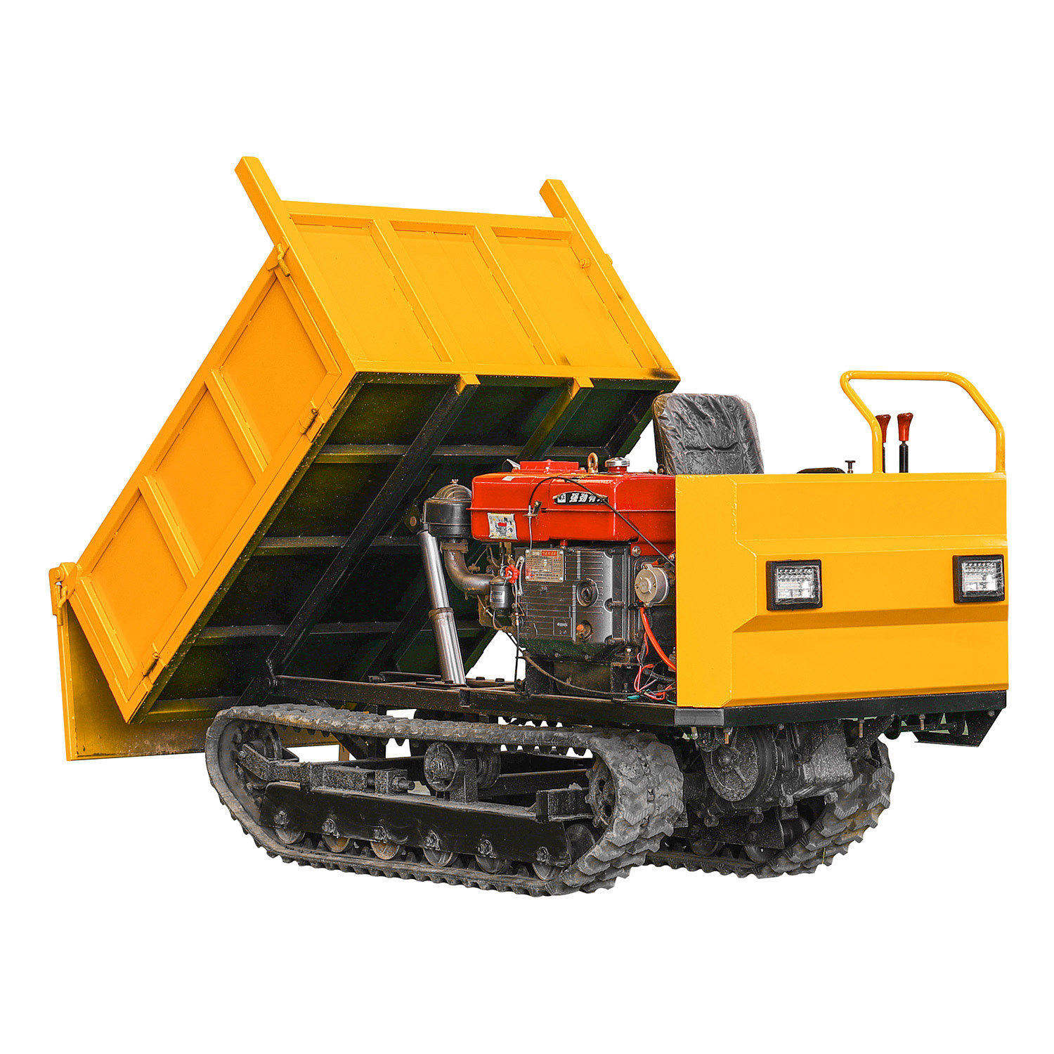 2T Tracked Dumper | Hydraulic Self-Dumping Crawler Truck