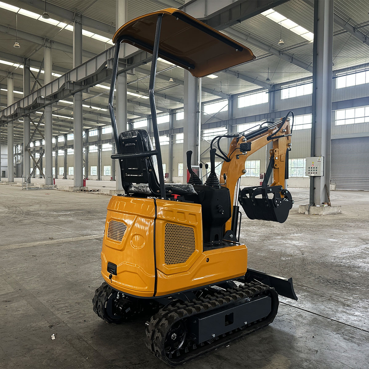 Mini Elephant Heavy Industry ME08 Mini Excavator 0.8 Ton Agricultural Digger for Indoor Demolition & Greenhouse Farming