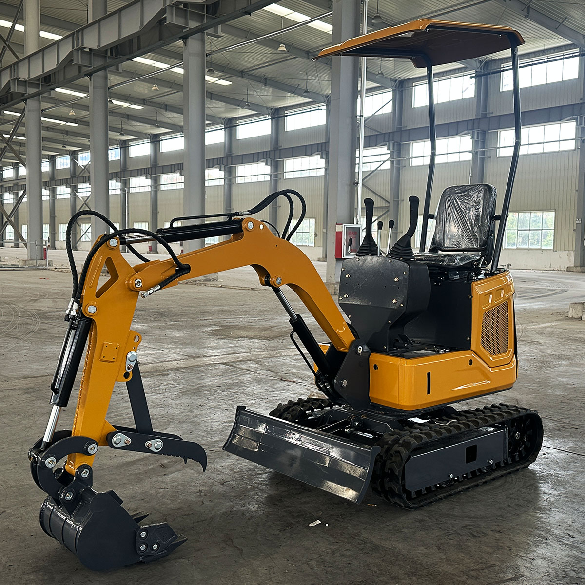 Mini Elephant Heavy Industry ME08 Mini Excavator 0.8 Ton Agricultural Digger for Indoor Demolition & Greenhouse Farming