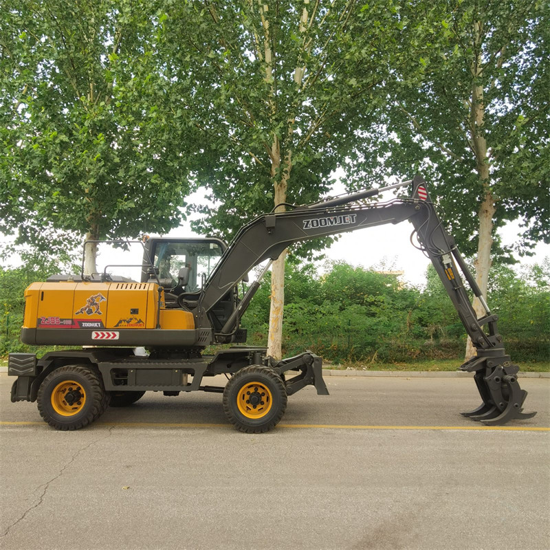 ZJ95W Wheel Excavator Multi Application with Quick Attachments