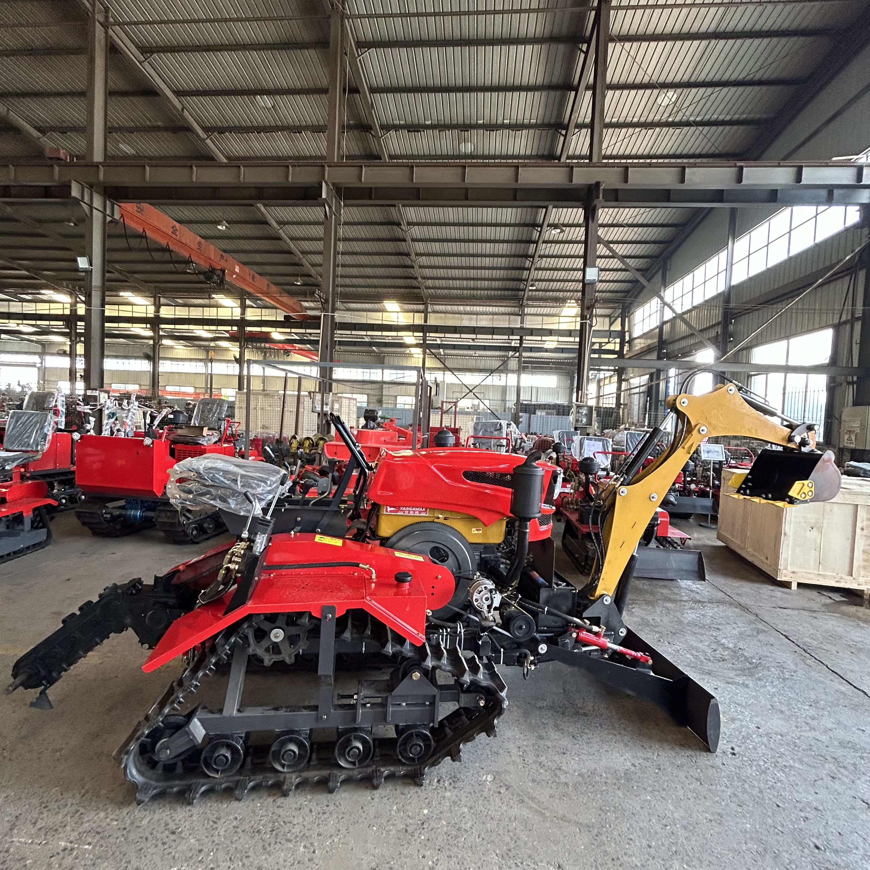 Ride-On Multifunctional Crawler Pastoral Manager | Water & Dry Land Farming Machine