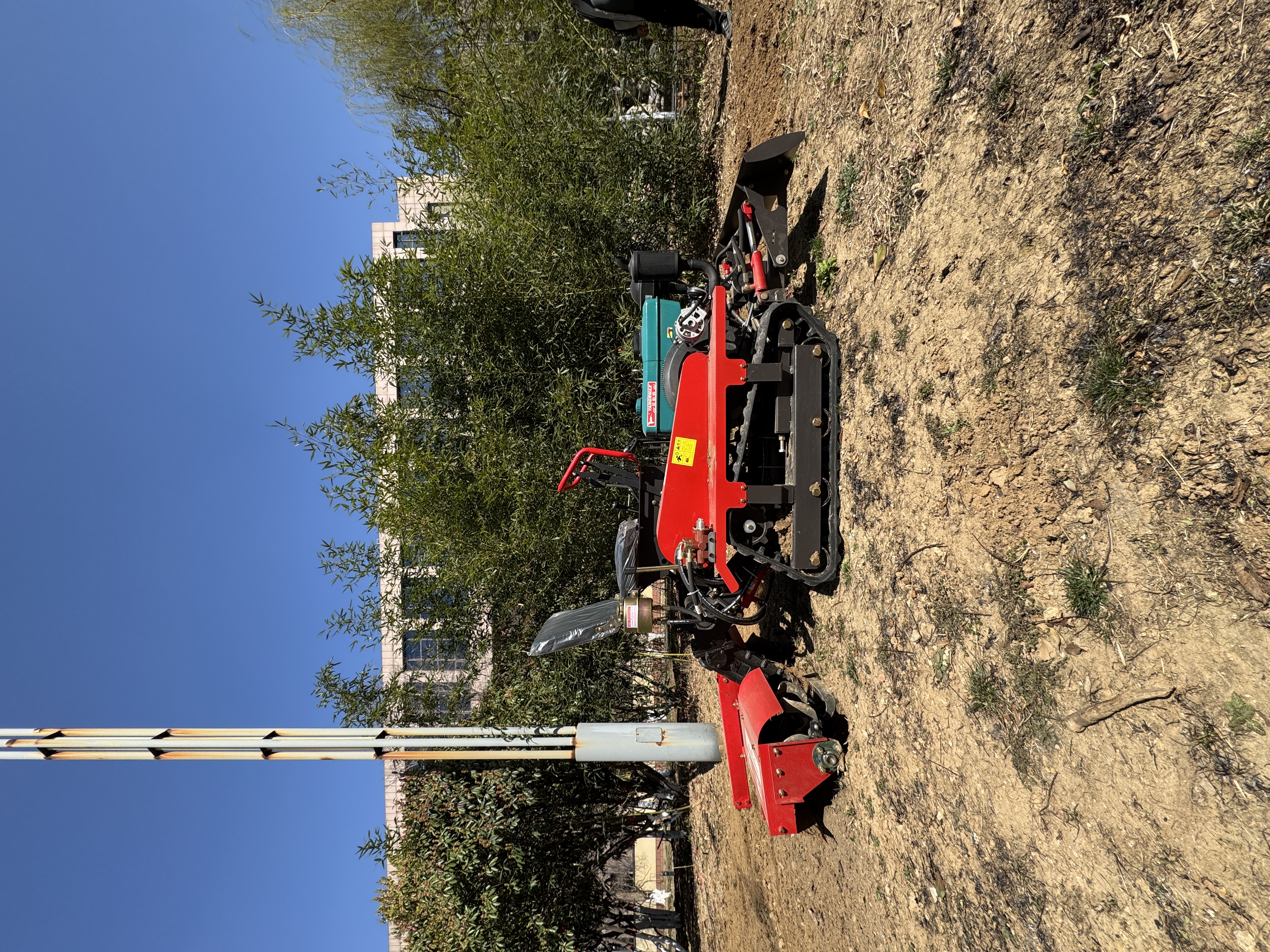 35HP Crawler Rotary Tiller with Excavator | Multifunctional Dryland Farming Machine