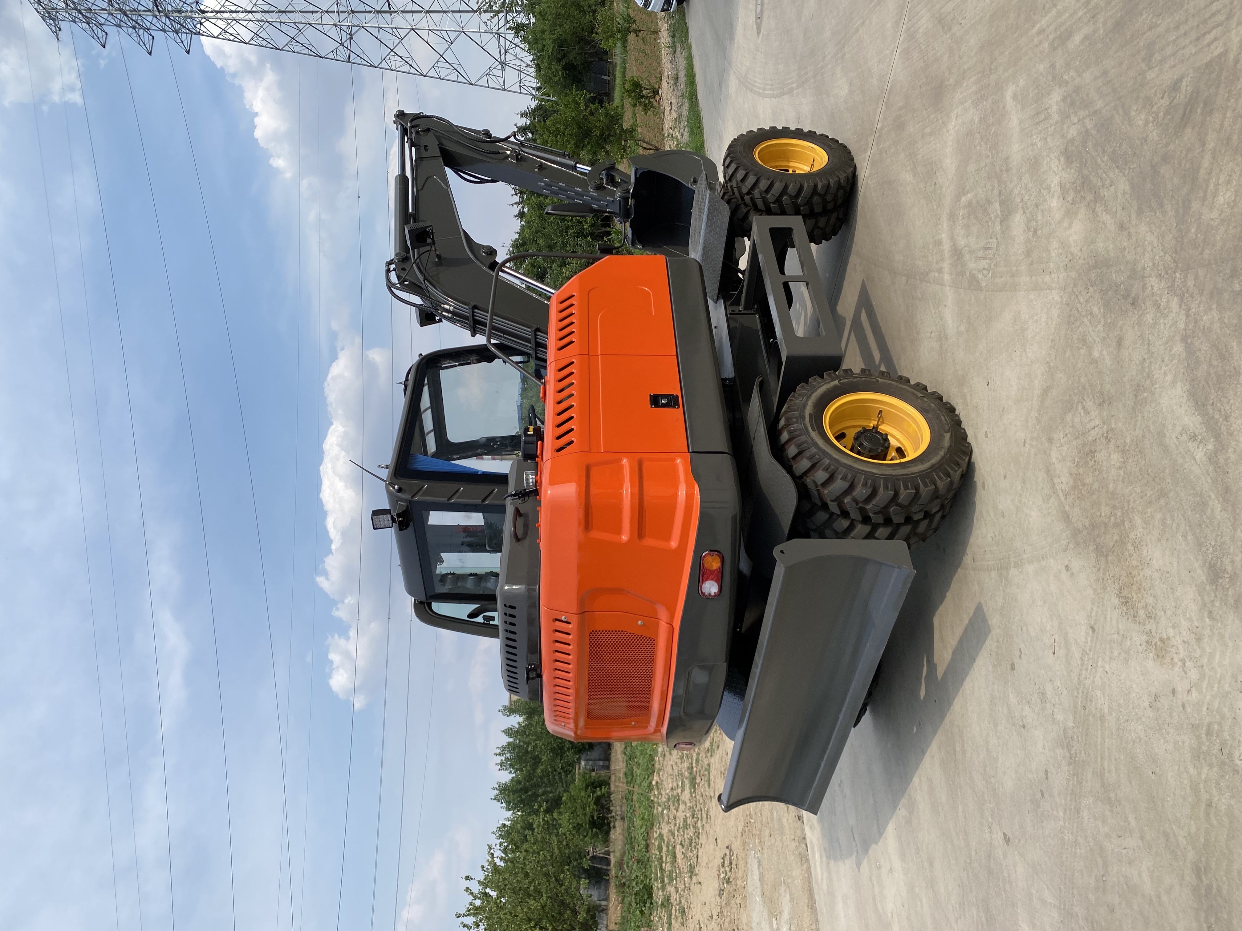 60 Wheel Excavator Heavy-Duty Large Hydraulic Wheel Excavator for Sale