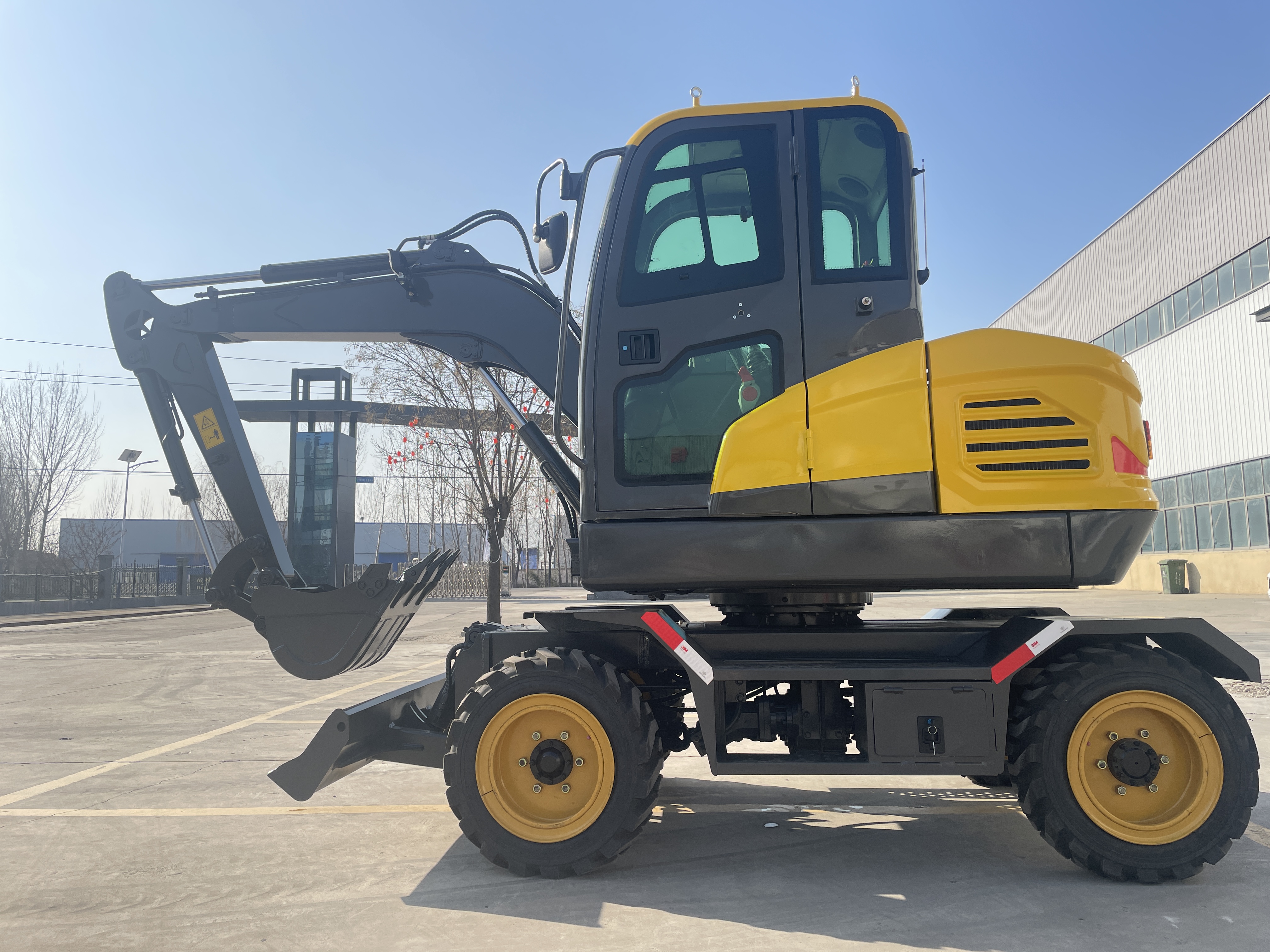 40 Wheel Excavator Multifunctional Large Hydraulic Wheel Excavator for Sale
