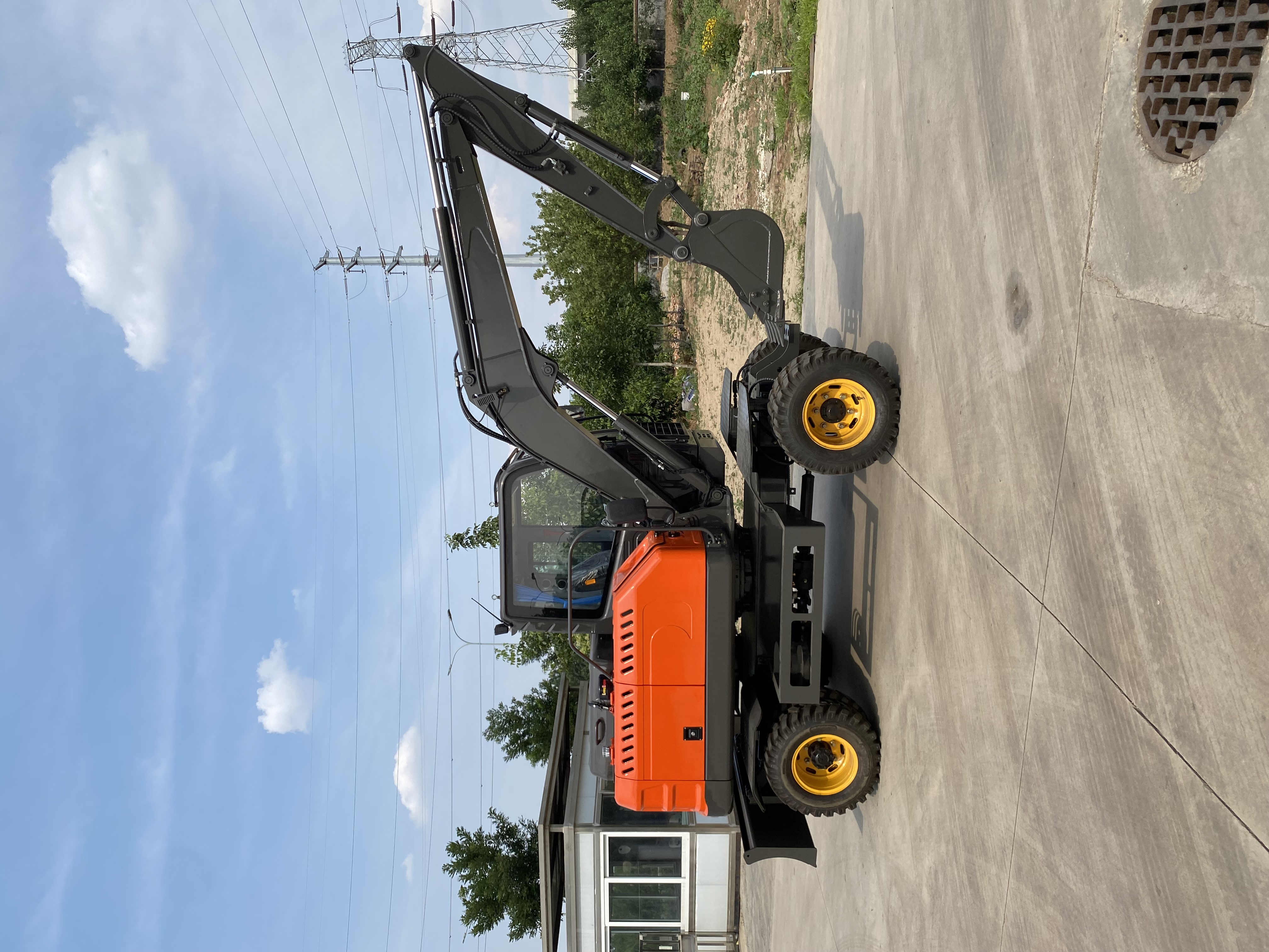 60 Wheel Excavator Heavy-Duty Large Hydraulic Wheel Excavator for Sale