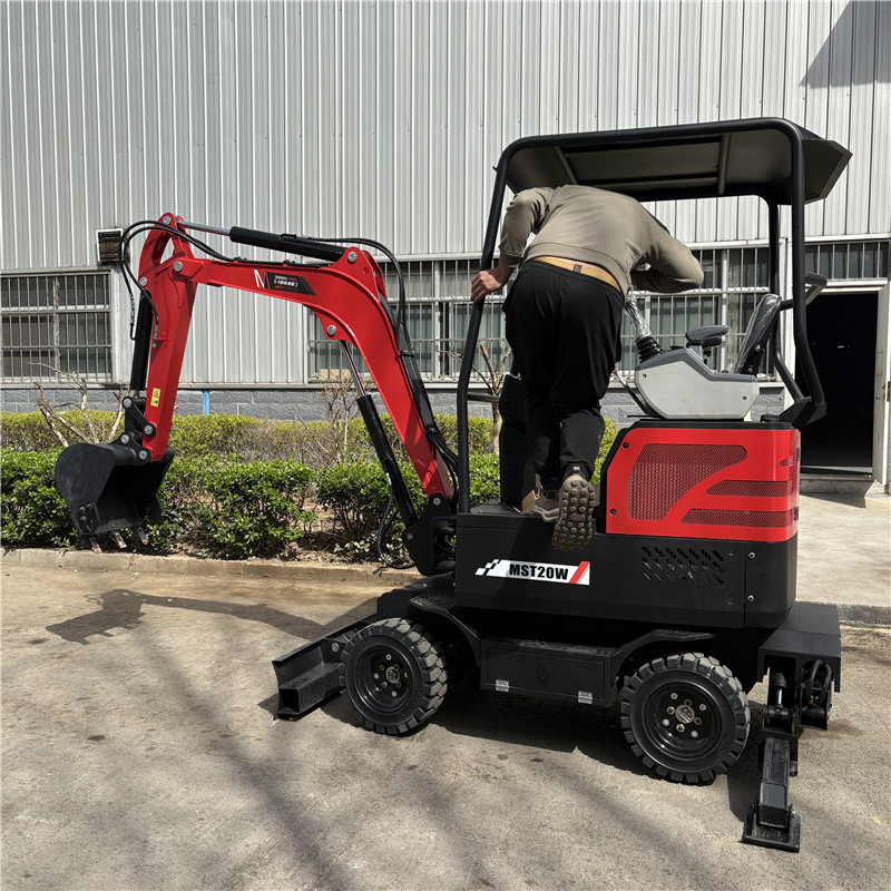 SD20-9A Wheeled Mini Excavator | Compact Wheel Digger for Urban & Farm Use