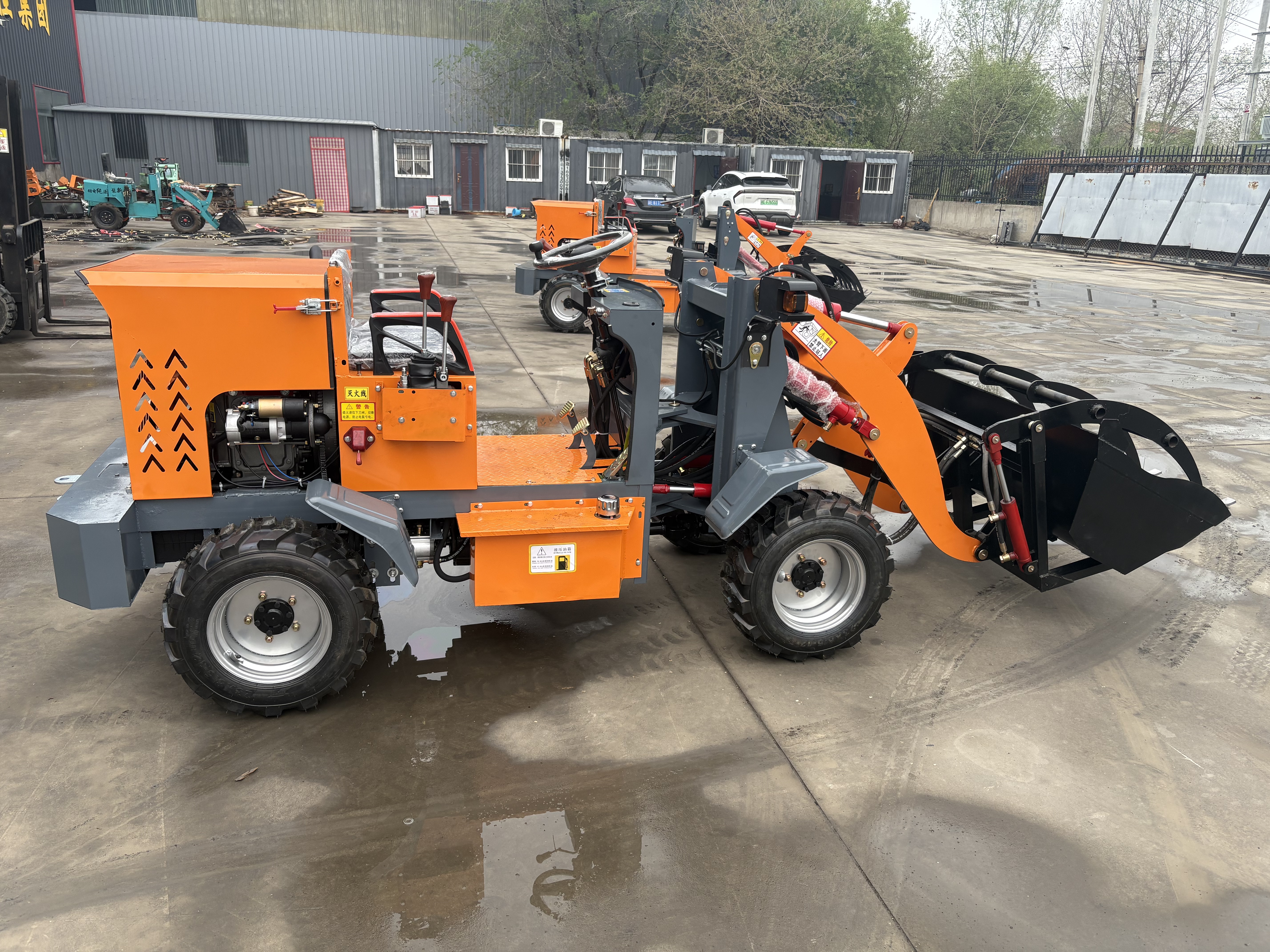 4WD Small Wheel Loader Mini Shovel | Compact High Efficiency Construction Machinery