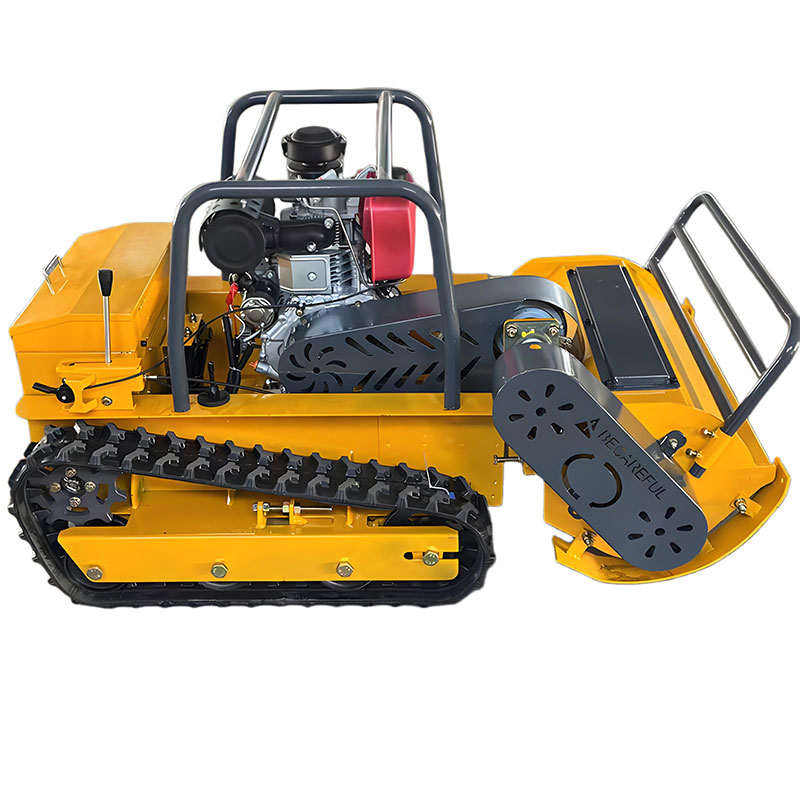 Free Shipping CE EPA Diesel Engine All Terrain Grass Cutting Machine Agriculture Rubber Tracks Remote Control Robot Lawn Mower