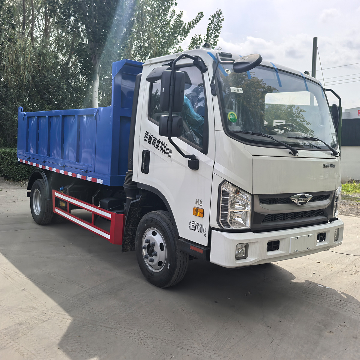 Foton H2 5m³ Dump Truck | 150HP Quanchai Engine Euro 6 Tipper Truck