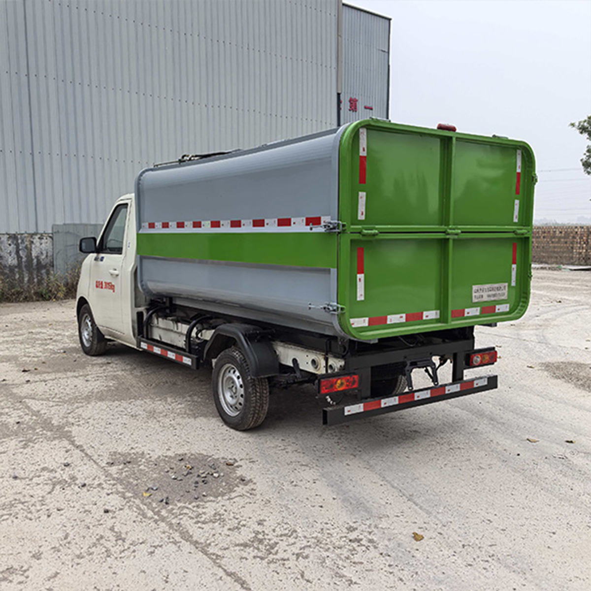 Foton Xiangling Q 6m³ Pure Electric Self-loading Garbage Truck | CATL Battery Green Plate Refuse Vehicle