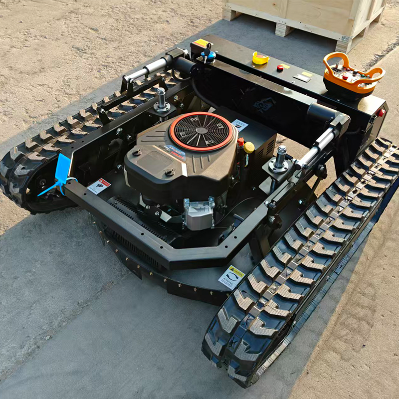 Electric Start Powerful Diesel Remote Control Flail Mower Efficiency 1h 3000 Tracked Twin-Cylinder 800W for Farms & Home