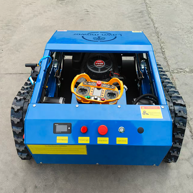 Quality Industrial Remote Control Lawn Mower 4-Stroke 764cc Twin-cylinder 800W Diesel Magneto Ignition Automatic 200mm Cutting