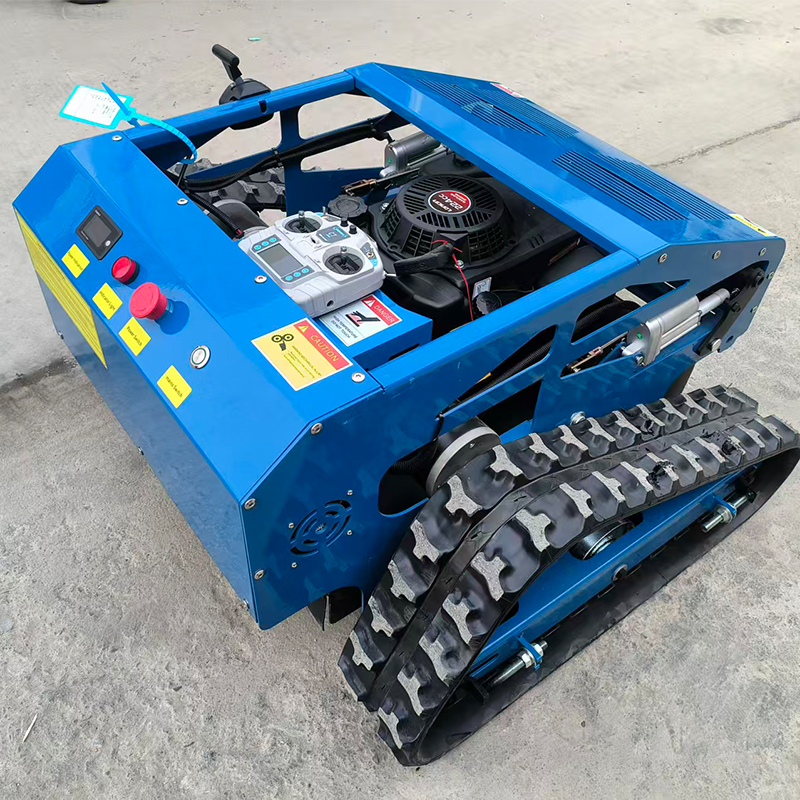 CE EPA EPR Free Shipping 800mm Diesel Engine Twin-cylinder 764cc 800W 4-Stroke All Terrain Agriculture Rubber Remote Lawn Mower