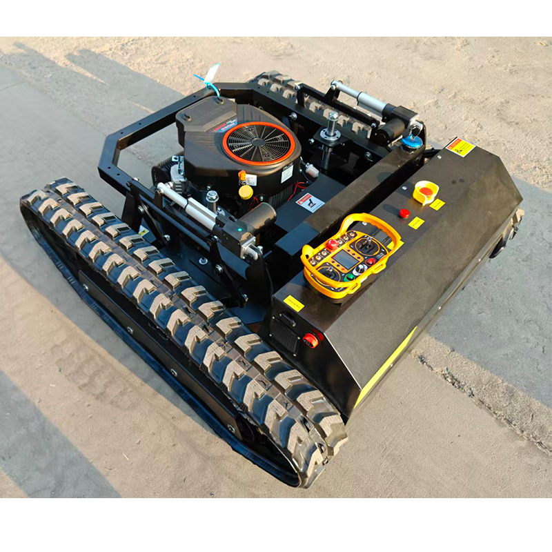 Electric Start Powerful Diesel Remote Control Flail Mower Efficiency 1h 3000 Tracked Twin-Cylinder 800W for Farms & Home