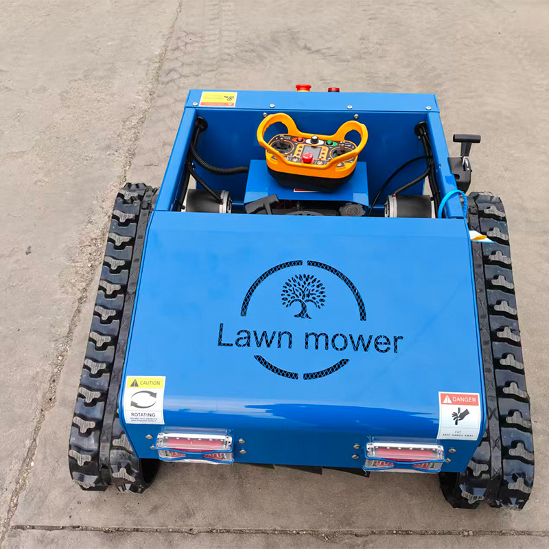 Quality Industrial Remote Control Lawn Mower 4-Stroke 764cc Twin-cylinder 800W Diesel Magneto Ignition Automatic 200mm Cutting