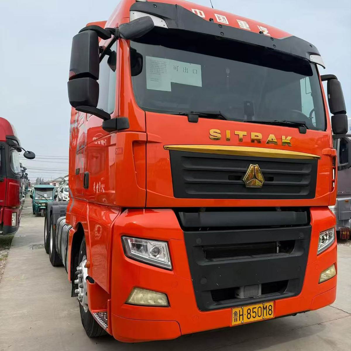 Used 2021 Gold Label Shandeka Tractor Truck 540HP German MAN Engine ZF Automatic Transmission with Hydraulic Retarder