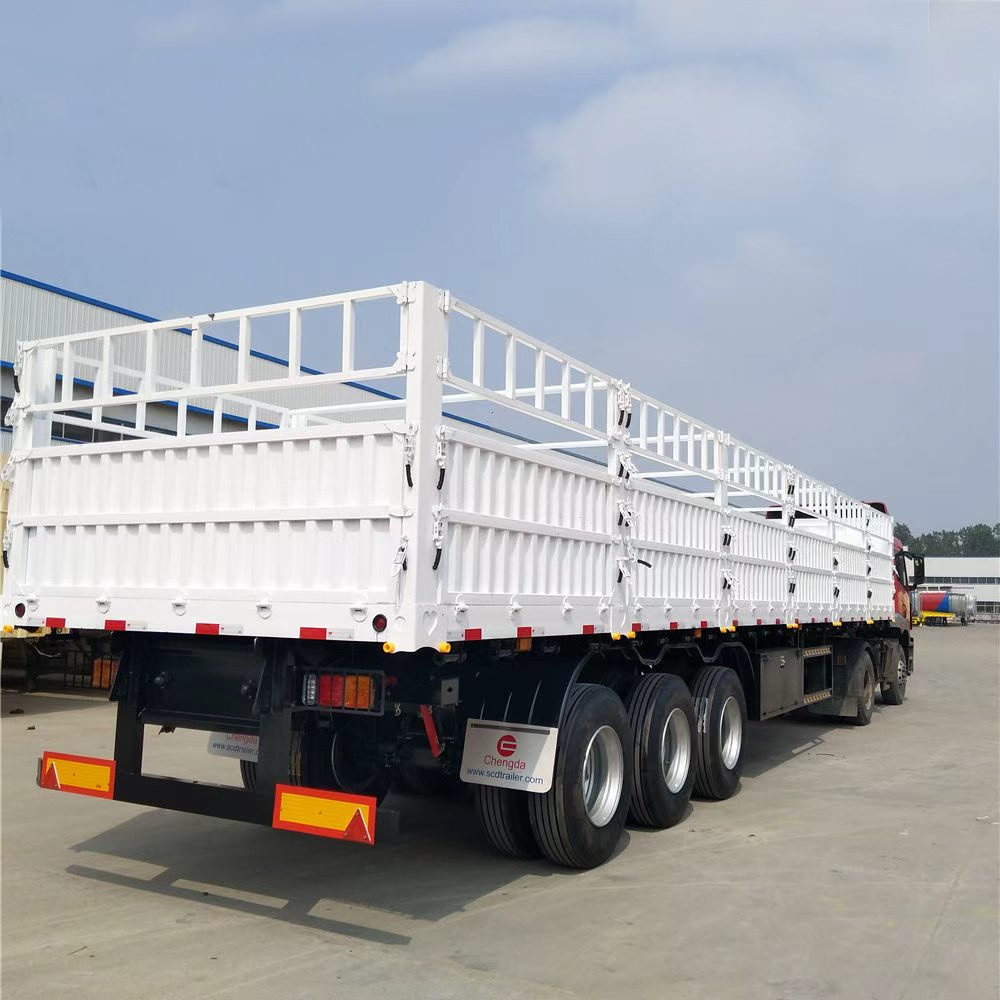 3-Axle Semi-Trailer, 25001-30000kg Load Capacity, For Cargo Transportation