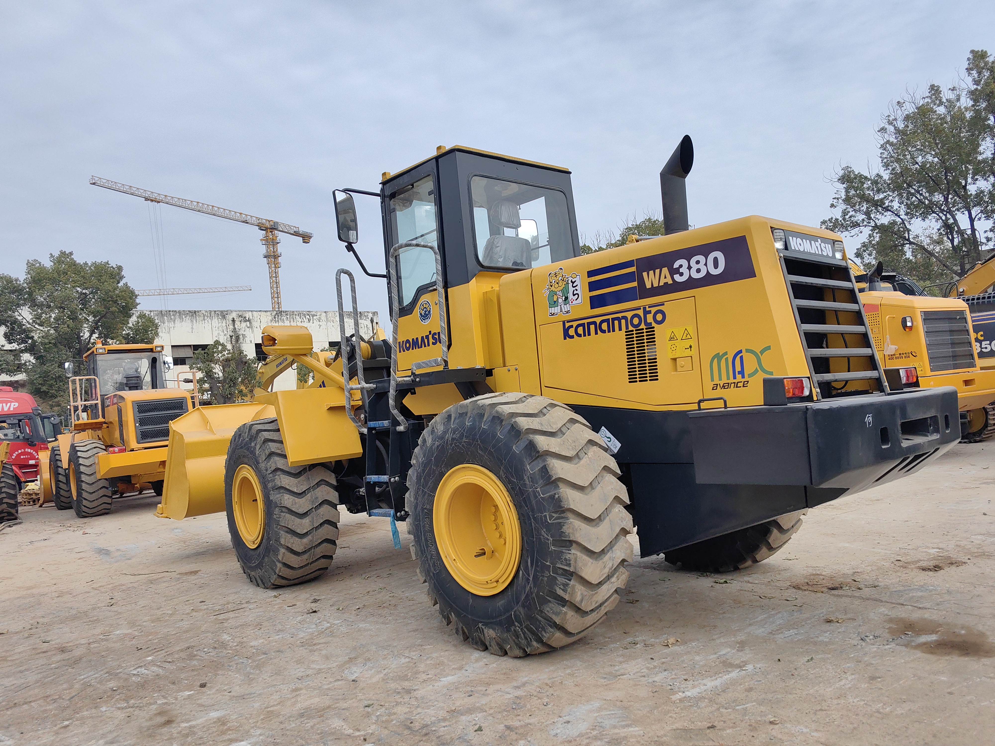 KOMATSU WA380 USED LOADER
