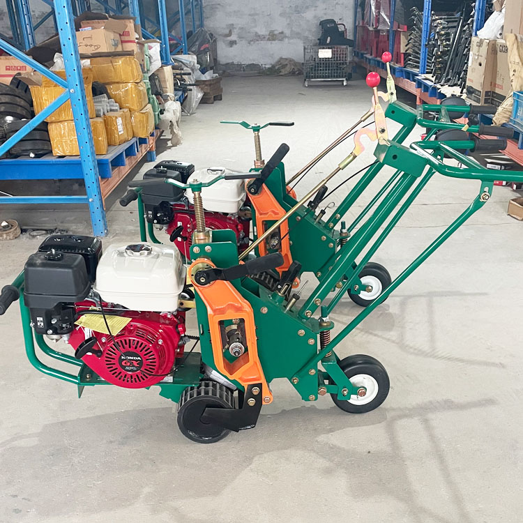 Walk-Behind Sod Cutter / Turf Harvester (Gasoline Powered, Auto-Cut, for Park Lawn Transplanting)