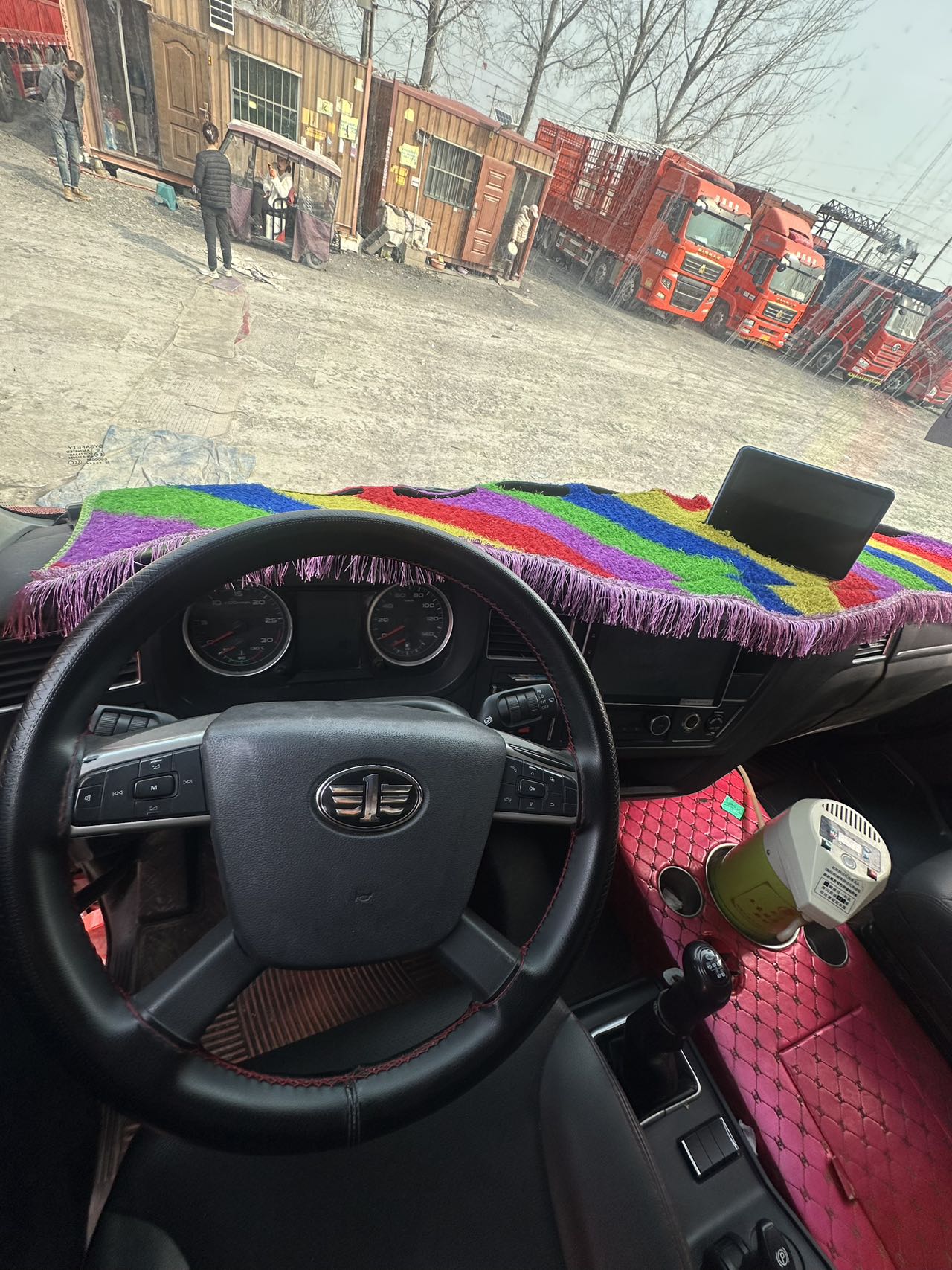 6.8m High Bar Cargo Truck, 260HP Manual Transmission, National VI, Full Configuration, Excellent Condition