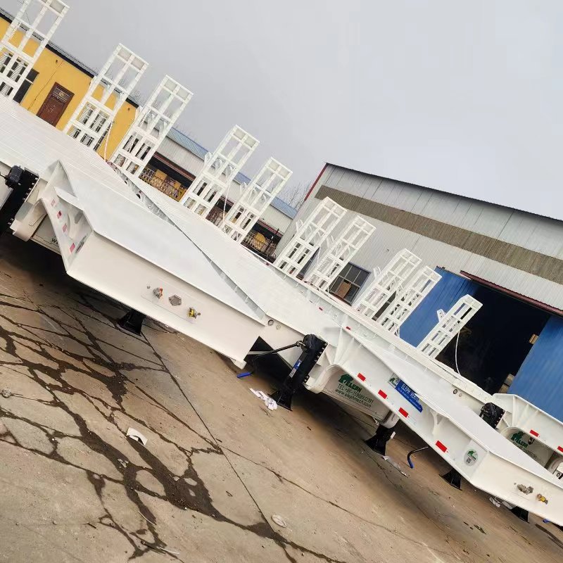 Low-bed Semi-trailer (Lowboy Semi-trailer)