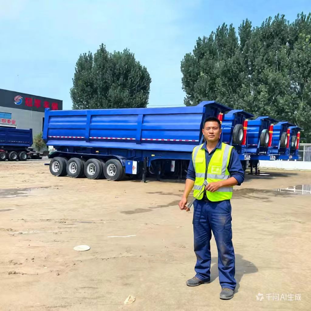 Rear Dump Semi Trailer