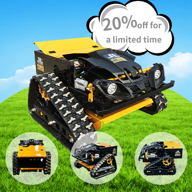 Remote Control Crawler Grass Cutting & Crushing Machine