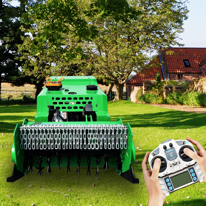 800 Green Remote Control Lawn Mower