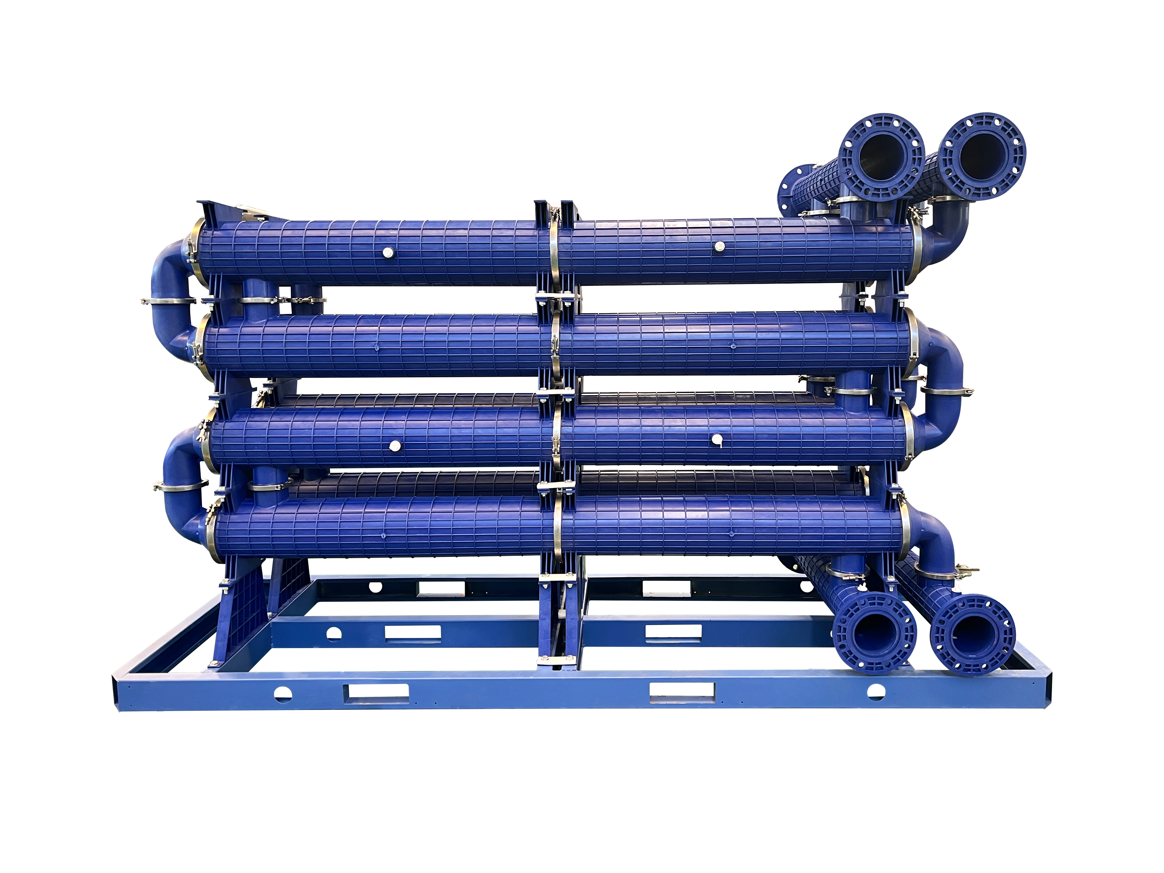 Modular Small Temperature Difference Waste Heat Recovery Unit for Aquaculture