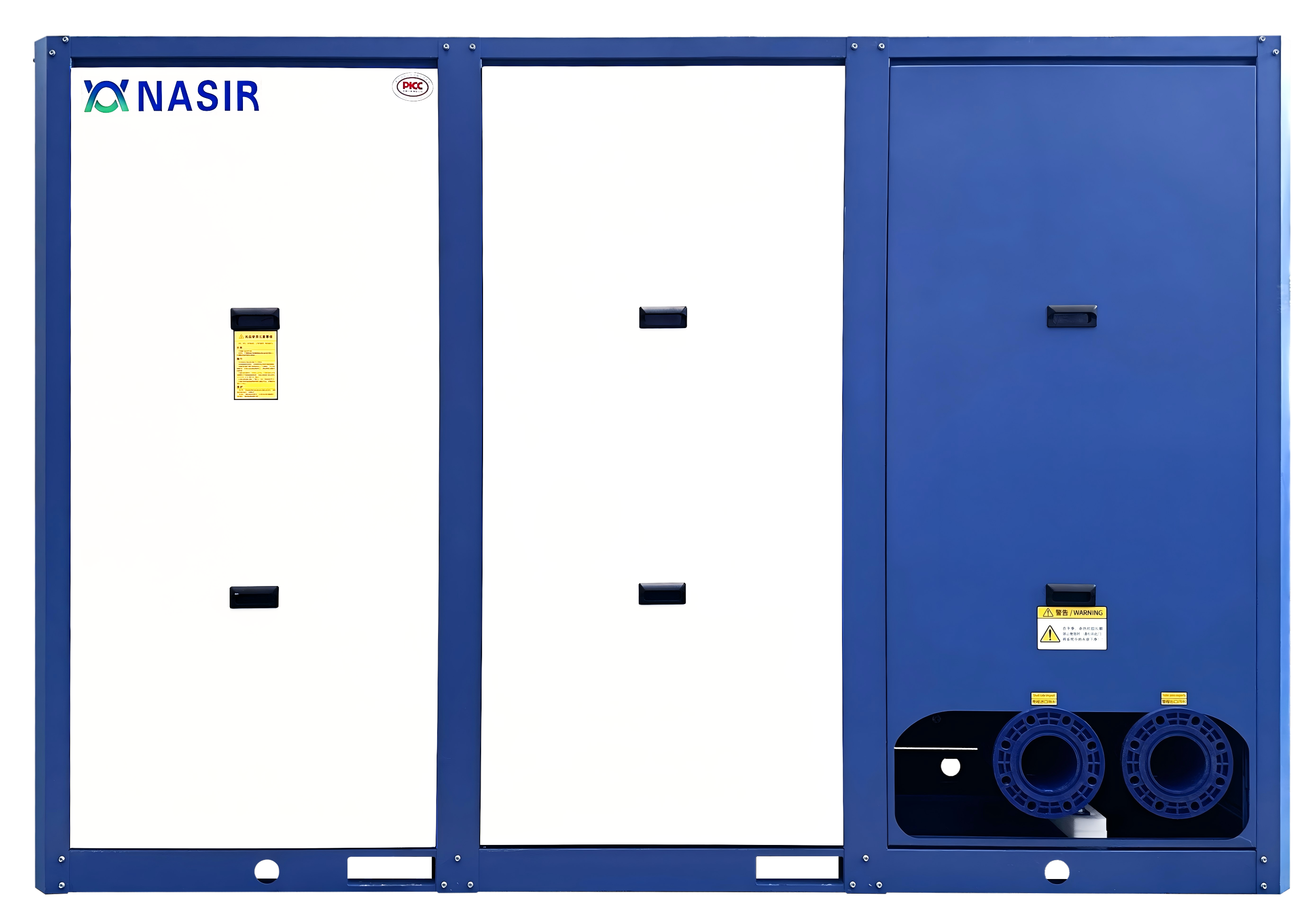 Modular Small Temperature Difference Waste Heat Recovery Unit for Aquaculture