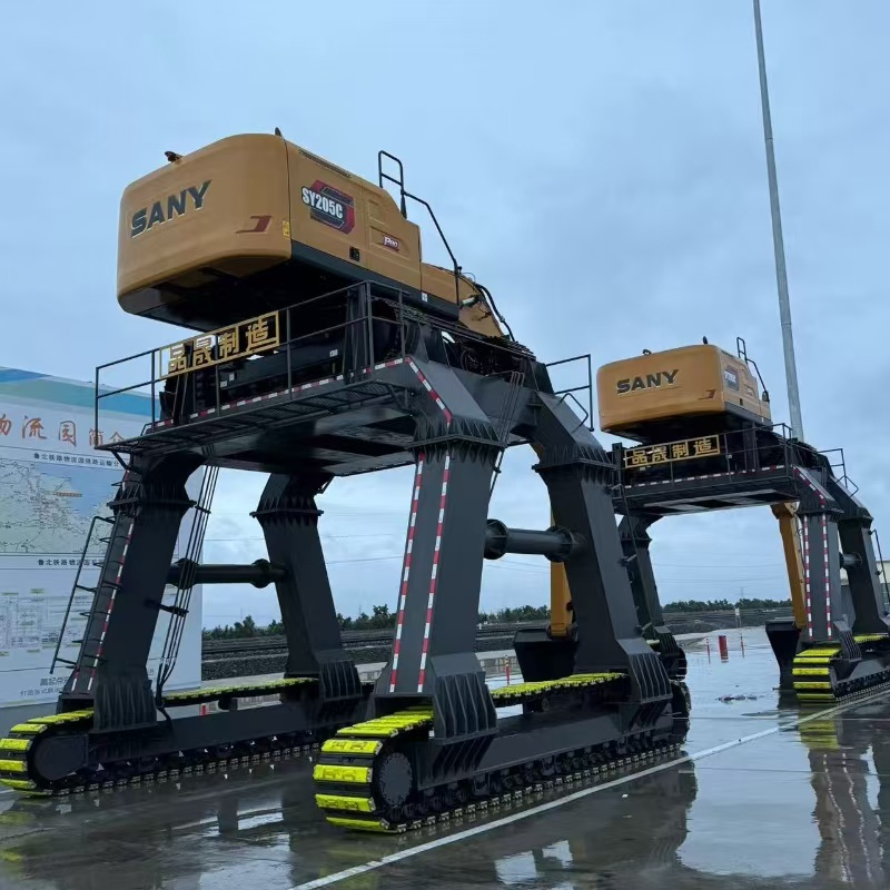 Hydraulic Walking Heightening Chassis for Excavator Train Unloading (Inner Height 4200mm)