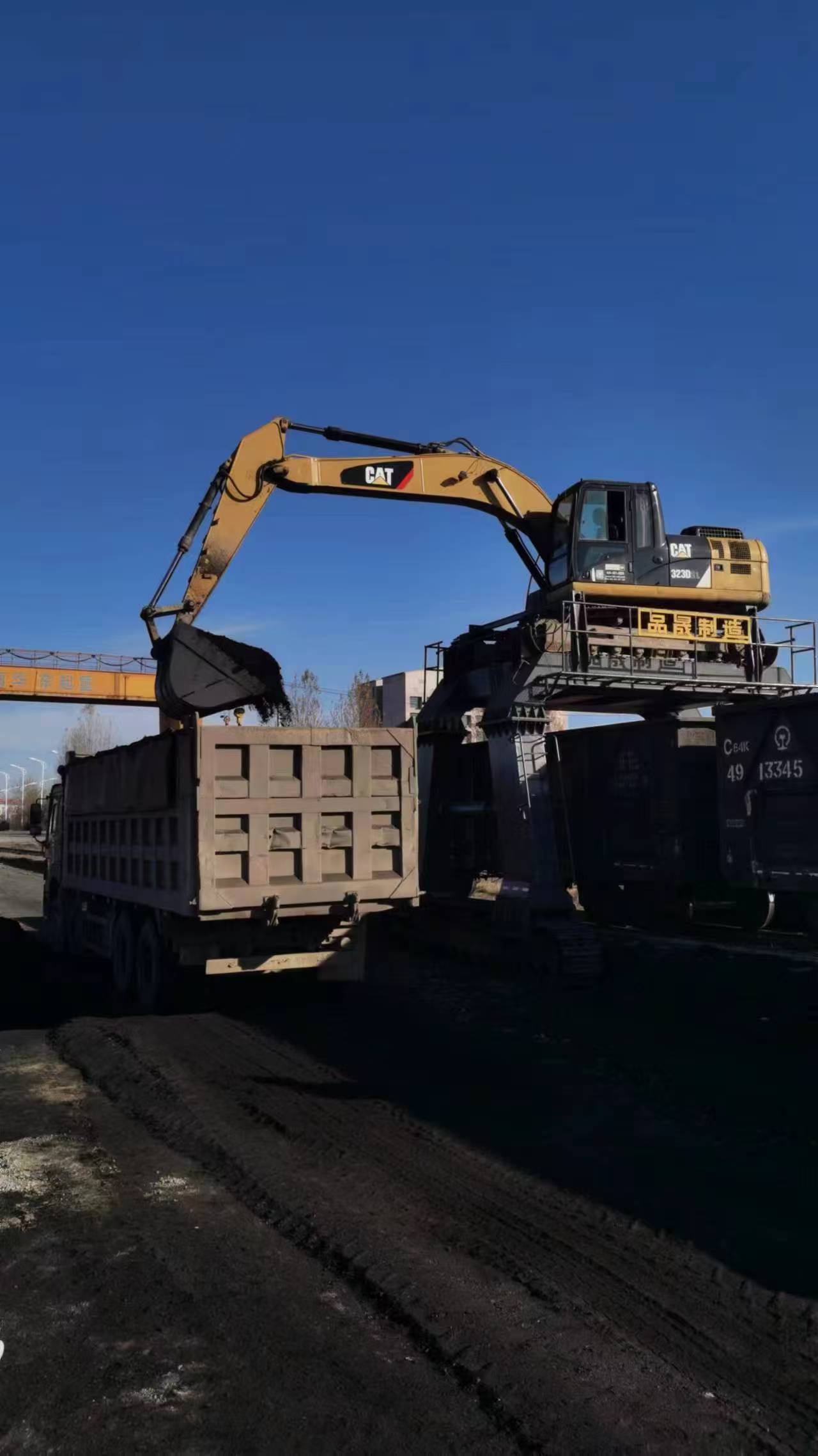Hydraulic Walking Heightening Chassis for Excavator Train Unloading (Inner Height 4200mm)