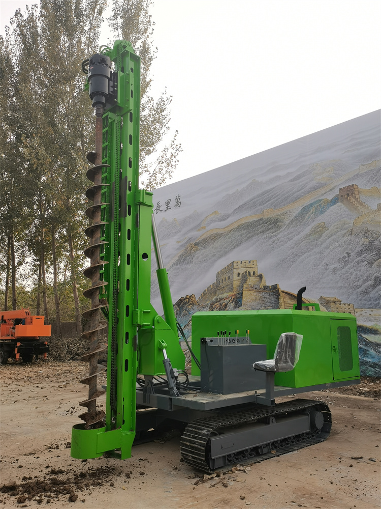 Crawler Type Photovoltaic Drilling Rig Piling and Drilling Equipment for PV Power Station