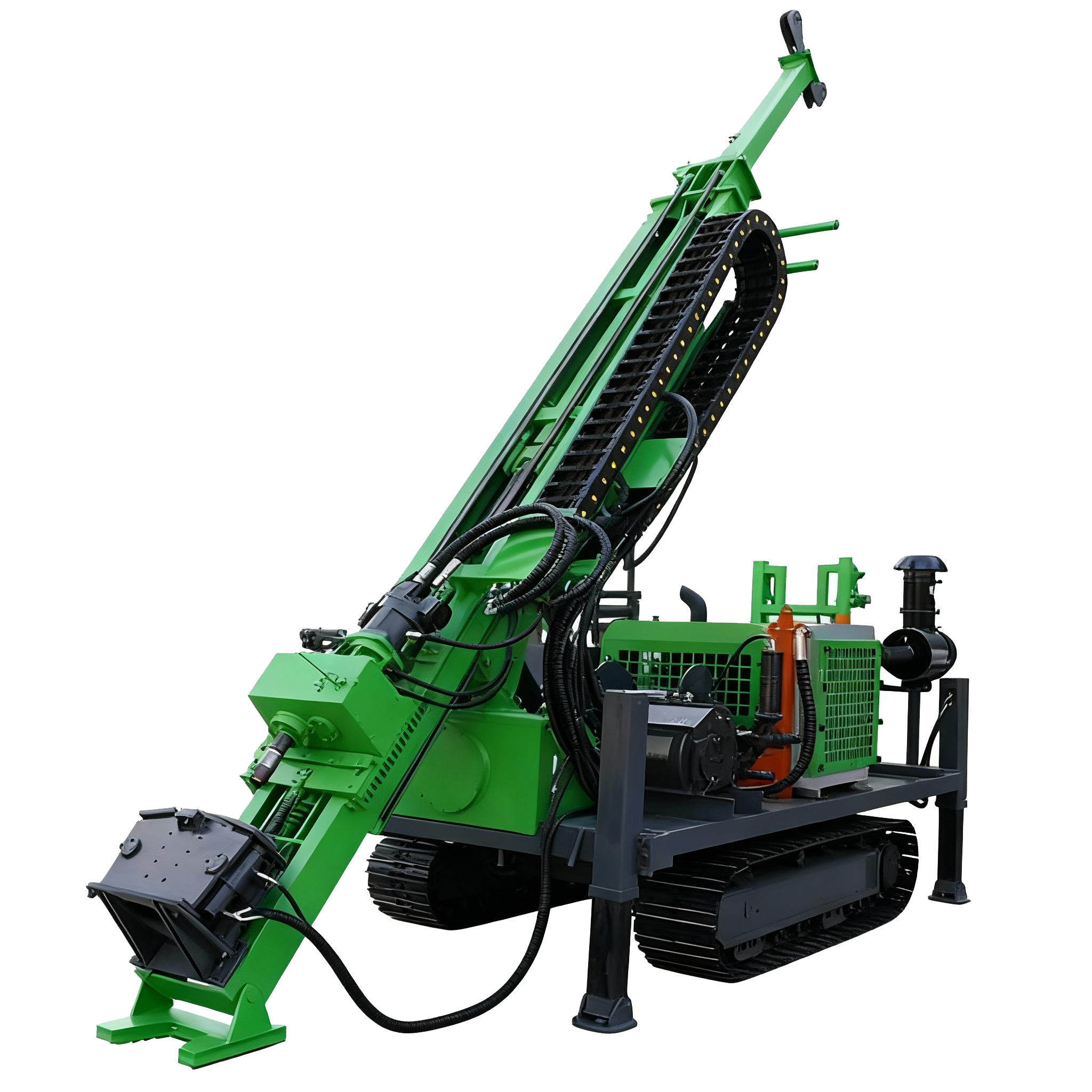 Full Hydraulic Core Drilling Rig Crawler Wireless Remote Control Exploration Drilling Equipment