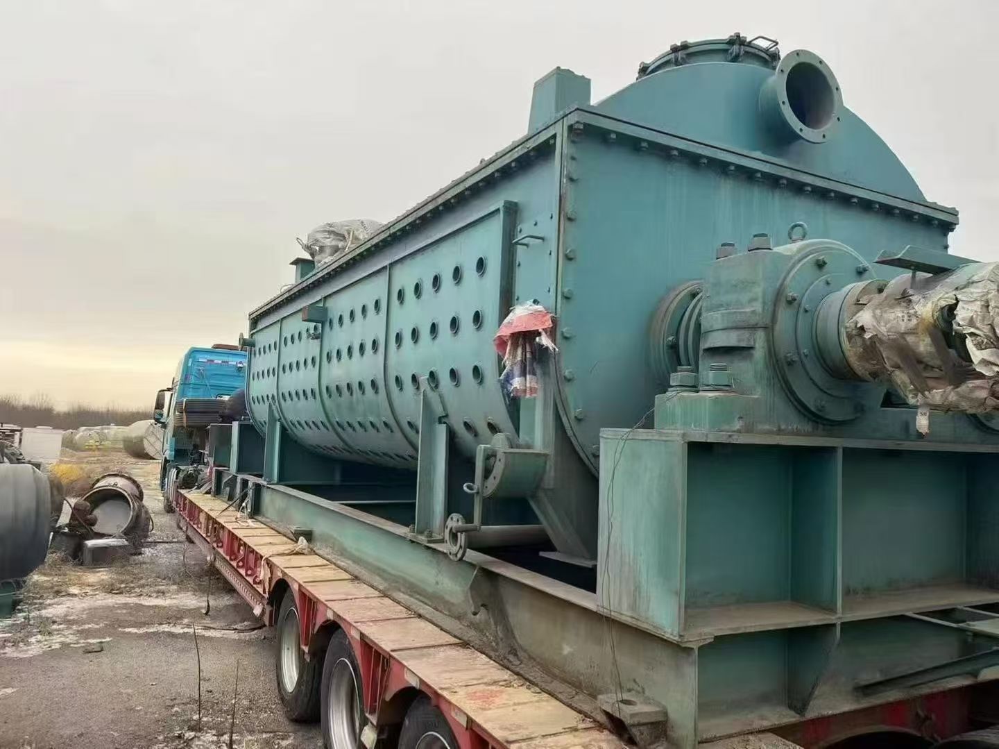 Hollow Blade Dryer Dual-shaft Paddle Type Sludge Drying Equipment Municipal & Industrial Sludge Dewatering Machine
