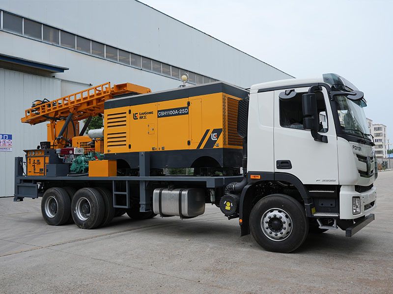 Truck Mounted Pneumatic Water Well Drilling Rig 500-600m Mobile Drilling Equipment for Geological Exploration and Water Well Construction